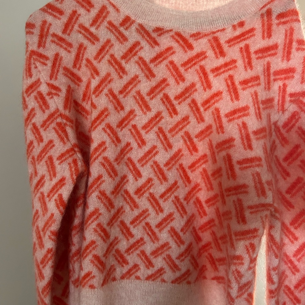 Second Female Kaja Printed Knit Sweater in Poinciana